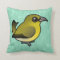 Birdorable Hawai'i 'Amakihi Throw Pillow