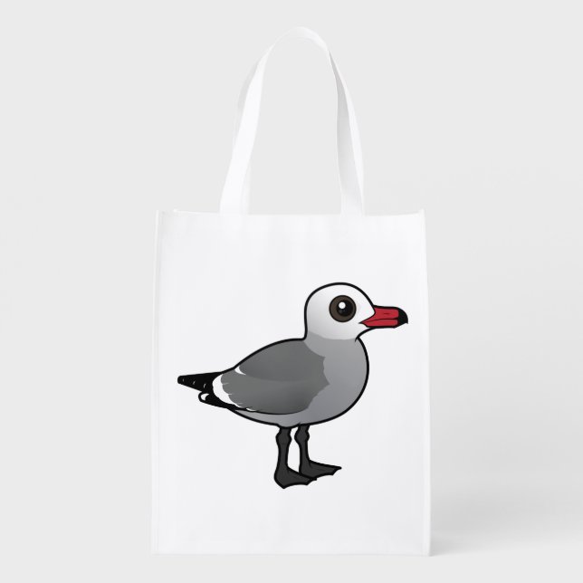 Birdorable Heermann's Gull Grocery Bag (Back)