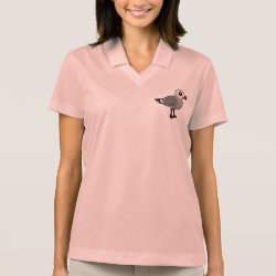 Heermann's Gull Women's Nike Dri-FIT Pique Polo Shirt