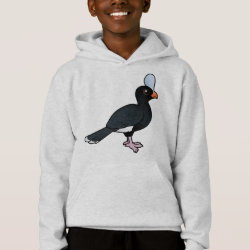 Helmeted Curassow Girls' American Apparel Fine Jersey T-Shirt