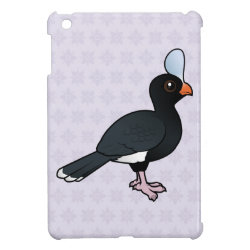 Helmeted Curassow Case Savvy iPad Mini Finish Case