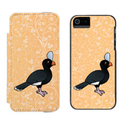 Helmeted Curassow Incipio Watson™ iPhone 5/5s Wallet Case
