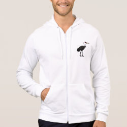 Hooded Crane American Apparel California Fleece Zip Hoodie