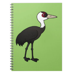 Hooded Crane Photo Notebook (6.5