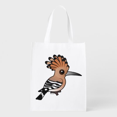 Birdorable Hoopoe Reusable Grocery Bag