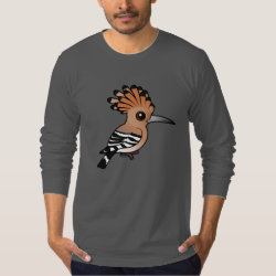 Hoopoe Men's American Apparel Fine Jersey Long Sleeve T-Shirt