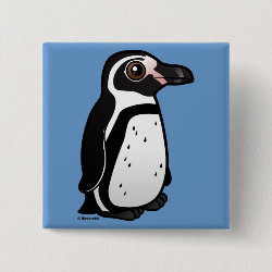 Humboldt Penguin Square Button