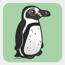 Humboldt Penguin Square Sticker