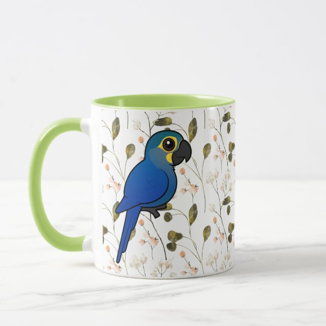 Birdorable Indigo Macaw or Lear's Macaw Mug (Left)