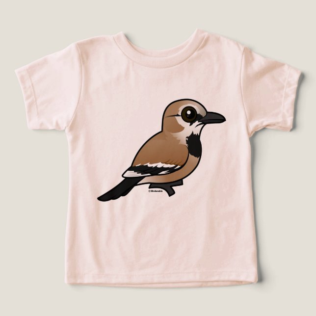 Birdorable Iranian Ground Jay Toddler T-shirt (Design Front)