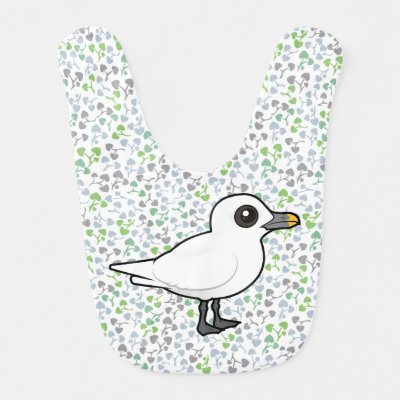 Birdorable Ivory Gull Baby Bib
