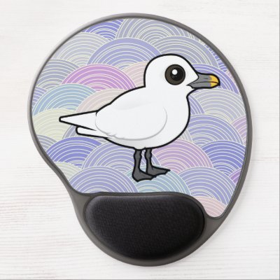 Birdorable Ivory Gull Gel Mouse Pad
