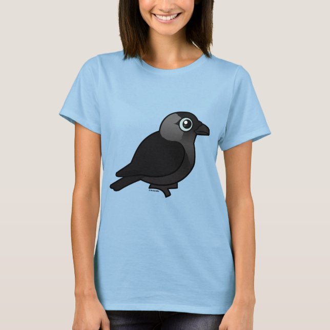 Birdorable Jackdaw T-Shirt (Front)
