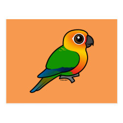 Birdorable Jandaya Parakeet Postcard