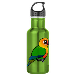 Birdorable Jandaya Parakeet Water Bottle (24 oz)