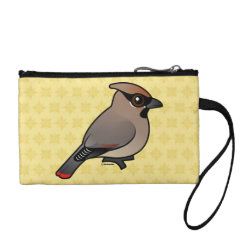 Japanese Waxwing Key Coin Clutch
