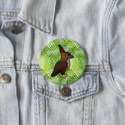Birdorable Javan Hawk-Eagle (adult) Button