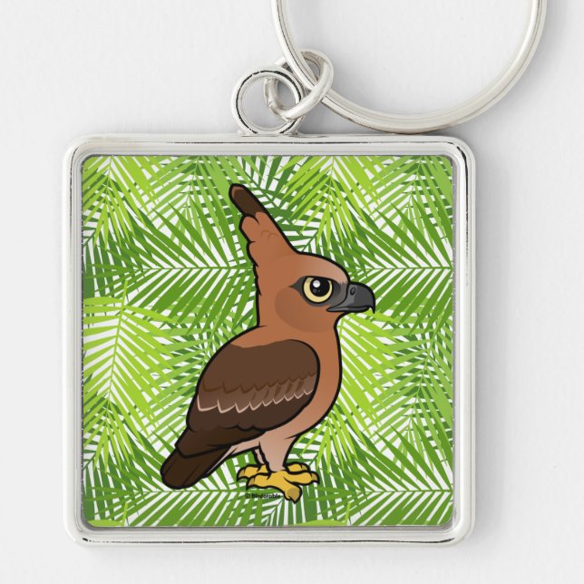 Birdorable Javan Hawk-Eagle (juvenile) Keychain (Front)