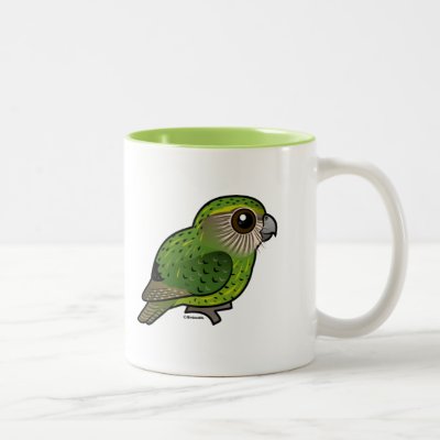 Birdorable Kakapo Two-Tone Coffee Mug
