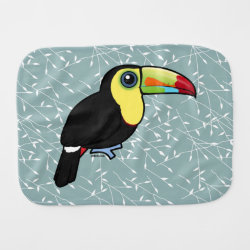 Keel-billed Toucan Burp Cloth