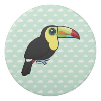 Keel-billed Toucan Round Eraser