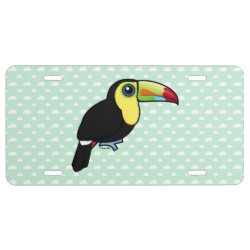 Keel-billed Toucan Aluminum License Plate