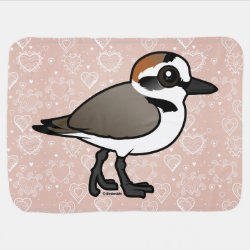 Kentish Plover Baby Blanket