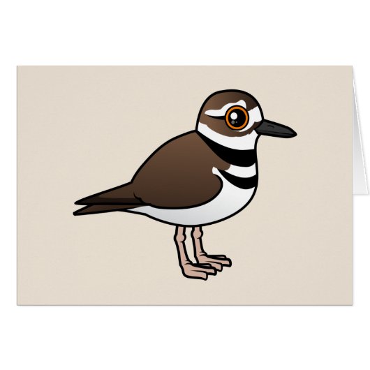 Birdorable Killdeer Cards (Front Horizontal)