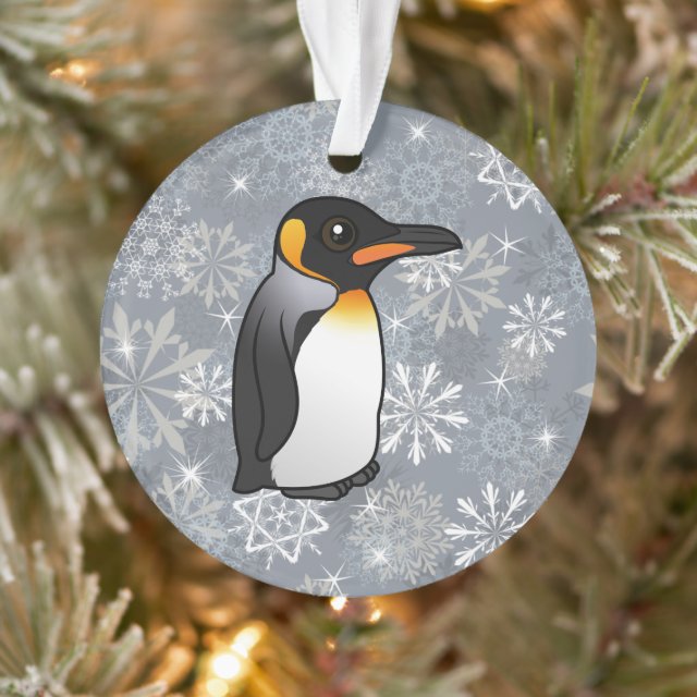 Penguin Ornament  Large Emperor Penguin Christmas Ornament  Penguin Decor  Penguin Ornament  Penguin Gift  Personalized Penguin Ornament
