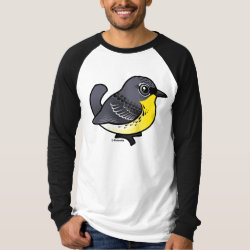 Kirtland's Warbler Men's Canvas Long Sleeve Raglan T-Shirt