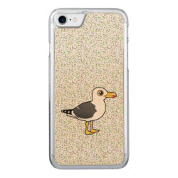 Lesser Black-backed Gull Carved Apple iPhone 7 Wood Case