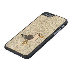 Lesser Black-backed Gull Carved ® iPhone 6 Bumper Wood Case