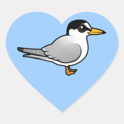 Birdorable Little Tern Heart Sticker