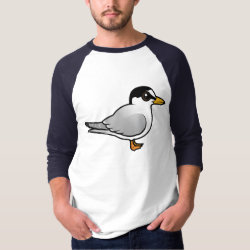 Birdorable Little Tern Men's Basic 3/4 Sleeve Raglan T-Shirt