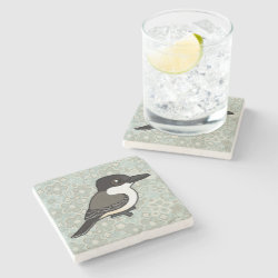 Loggerhead Kingbird Marble Coaster