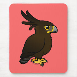Birdorable Long-crested Eagle Mousepad