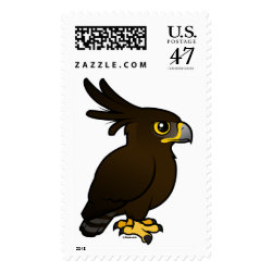 Birdorable Long-crested Eagle Large Stamp 2.5