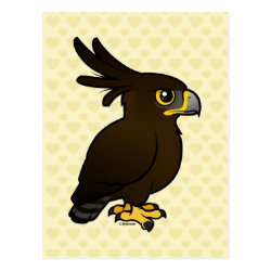Birdorable Long-crested Eagle Postcard