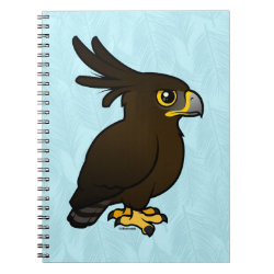 Birdorable Long-crested Eagle Photo Notebook (6.5