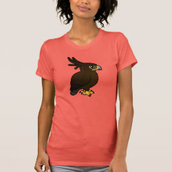 Birdorable Long-crested Eagle Women's American Apparel Fine Jersey Short Sleeve T-Shirt