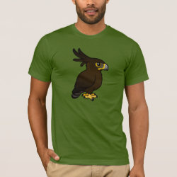 Birdorable Long-crested Eagle Men's Basic American Apparel T-Shirt