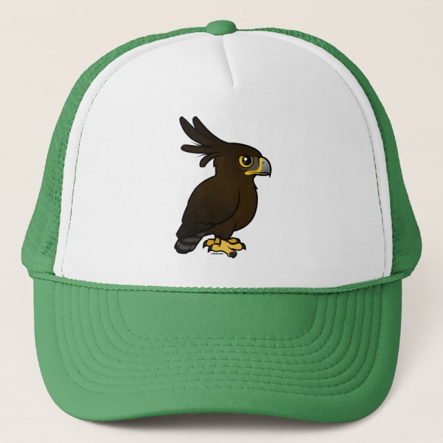 Birdorable Long-crested Eagle Trucker Hat (Front)