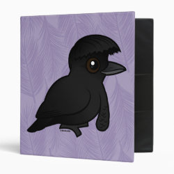 Long-wattled Umbrellabird Avery Signature Binder 8.5x11