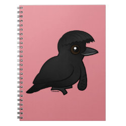 Long-wattled Umbrellabird Photo Notebook (6.5