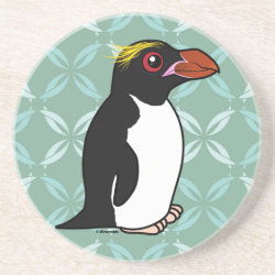 Macaroni Penguin Sandstone Drink Coaster