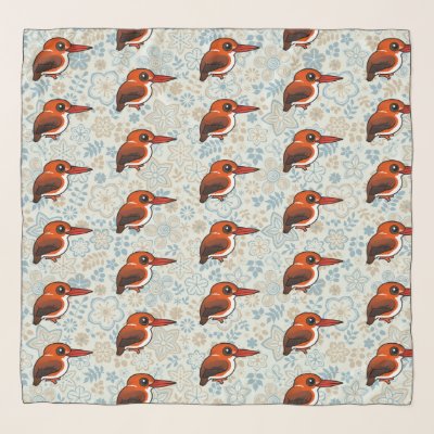 Birdorable Madagascar Pygmy Kingfisher Scarf