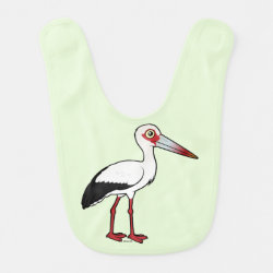 Maguari Stork Baby Bib
