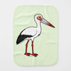 Maguari Stork Burp Cloth