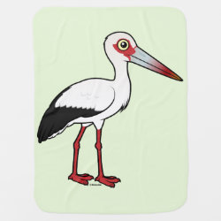 Maguari Stork Baby Blanket