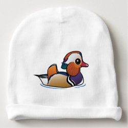 Mandarin Duck Infant Cotton Rib Beanie Hat